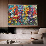 Floral Canvas Wall Art WAD805-F 90 x 60 cm / Stretched on hidden frame