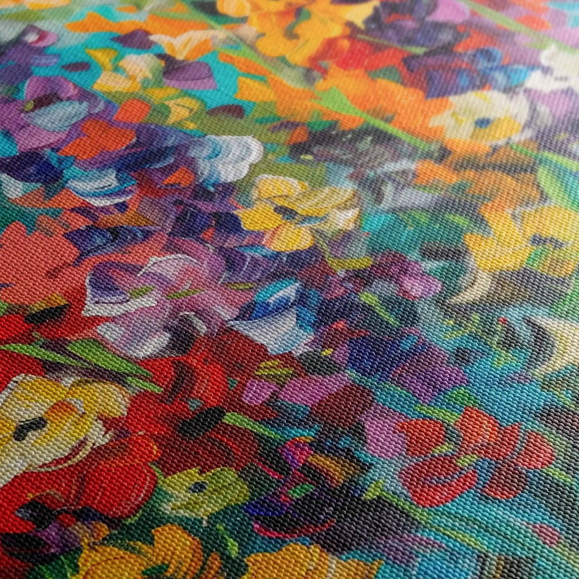 Floral Canvas Wall Art WAD805-F 90 x 60 cm / Stretched on hidden frame