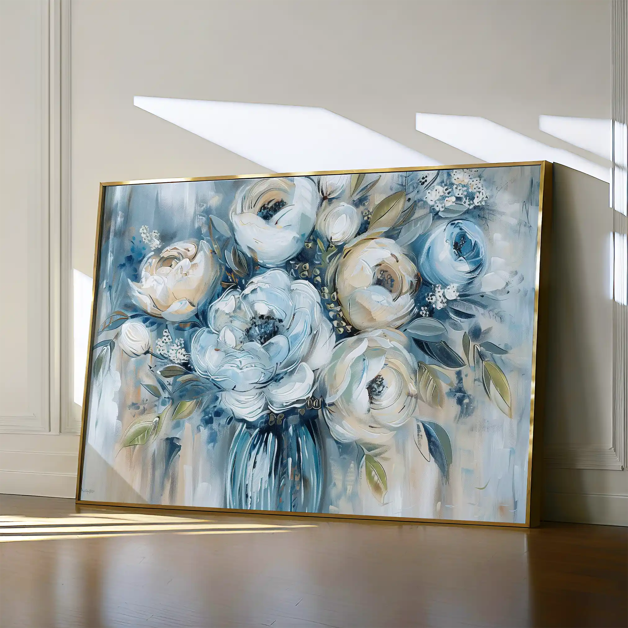 Floral Canvas Wall Art WAD807-F 90 x 60 cm / Stretched on hidden frame