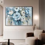 Floral Canvas Wall Art WAD807-F 90 x 60 cm / Stretched on hidden frame