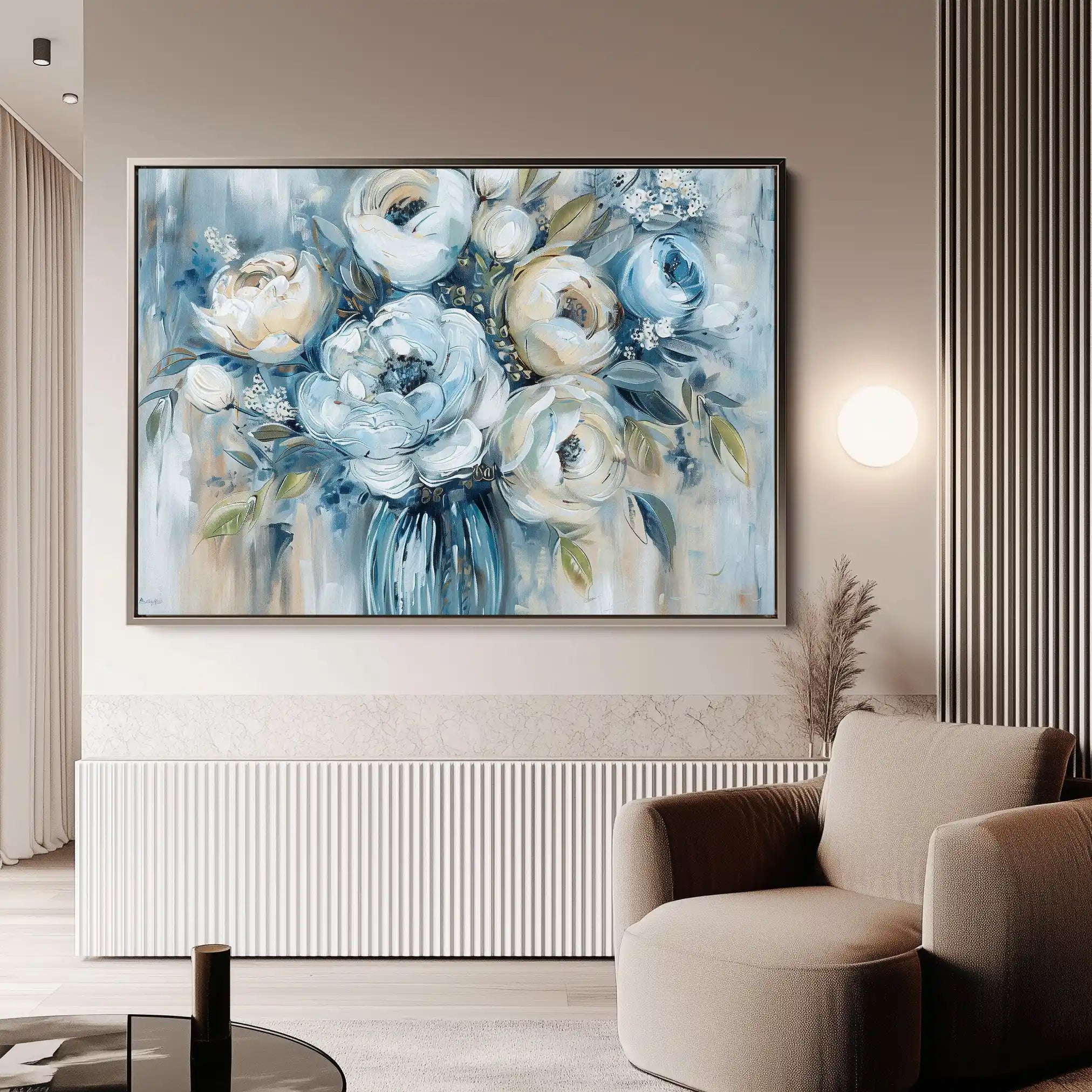 Floral Canvas Wall Art WAD807-F 90 x 60 cm / Stretched on hidden frame