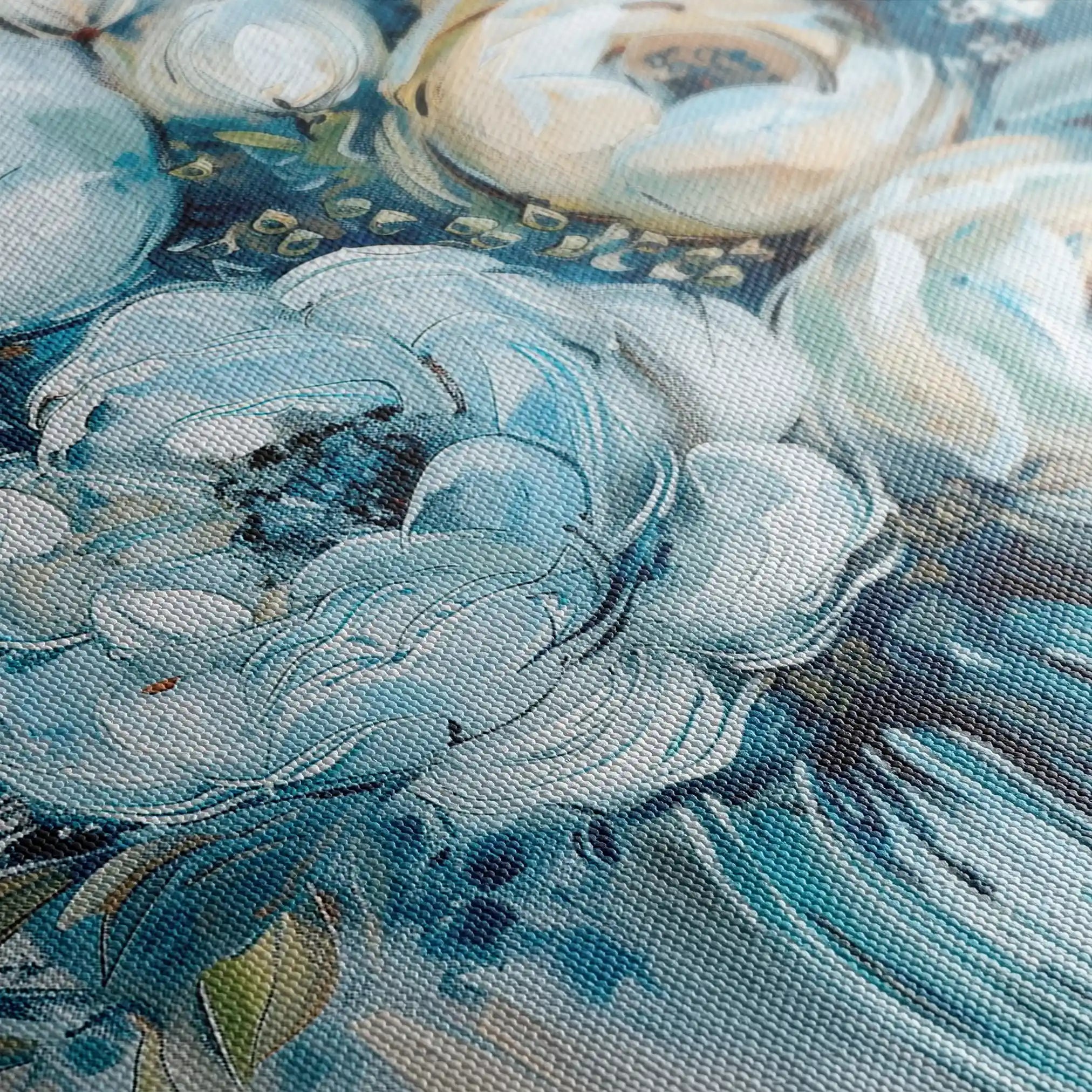 Floral Canvas Wall Art WAD807-F 90 x 60 cm / Stretched on hidden frame