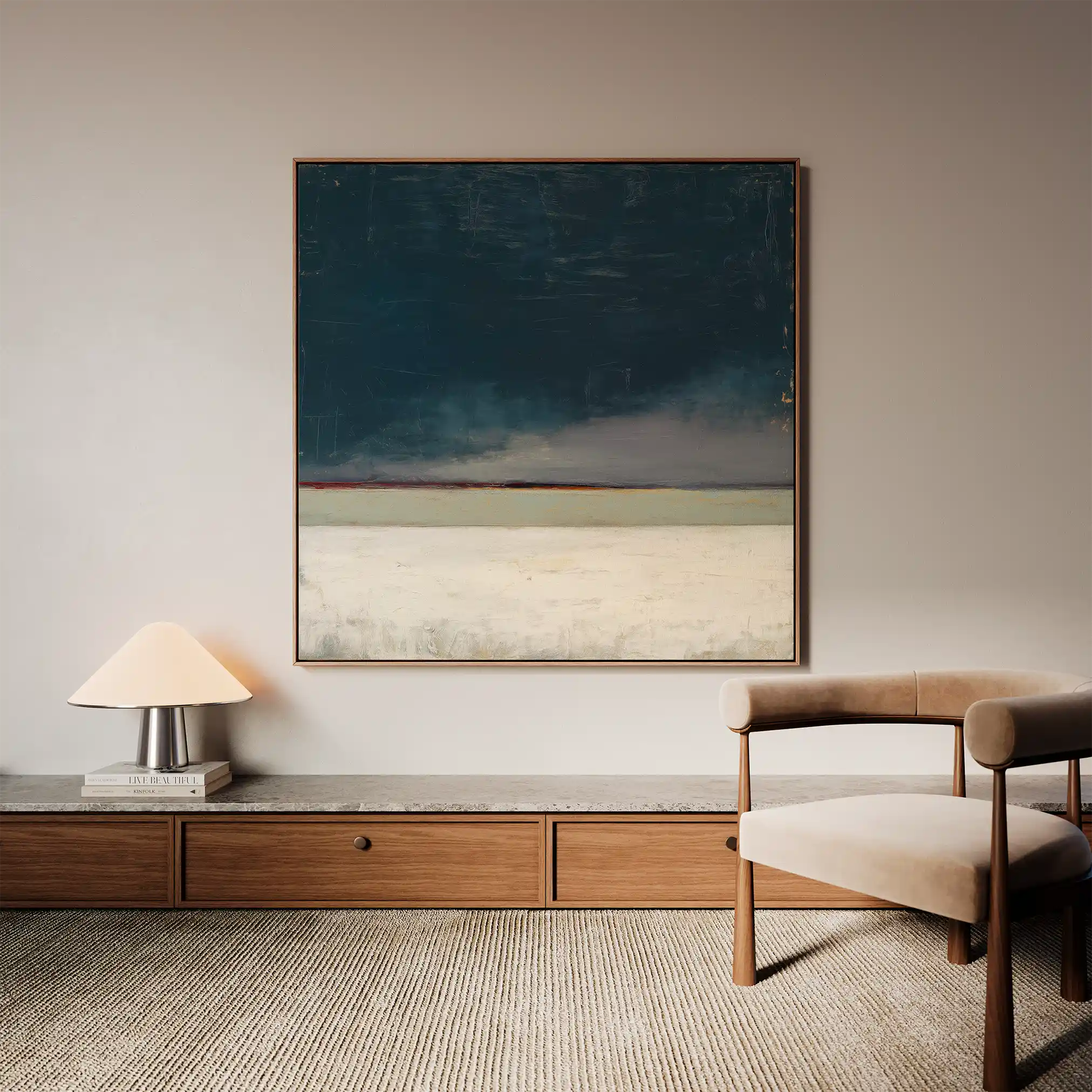 Abstract 809 Canvas Art 60 x 60 cm / Stretched on hidden frame