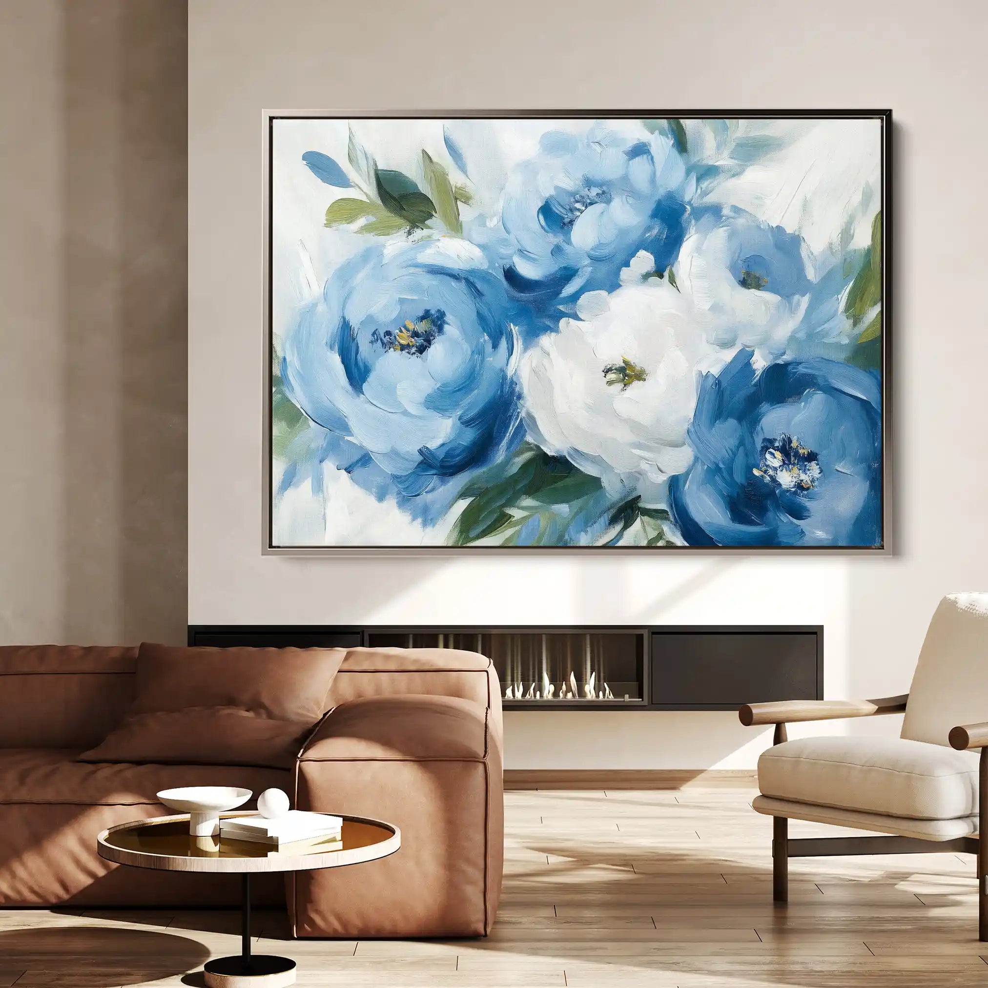 Floral Canvas Wall Art WAD811-F 90 x 60 cm / Stretched on hidden frame