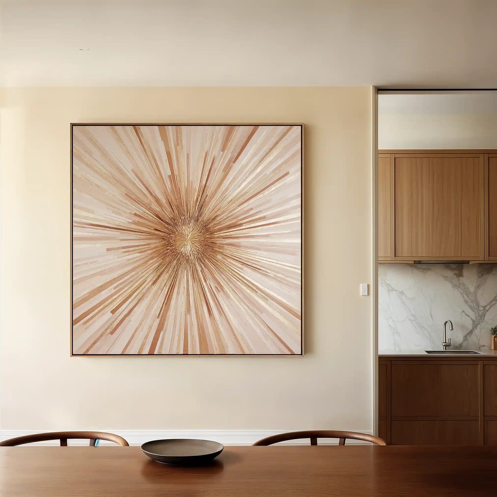 Abstract 818 Canvas Art 60 x 60 cm / Stretched on hidden frame