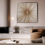 Abstract 818 Canvas Art 60 x 60 cm / Stretched on hidden frame