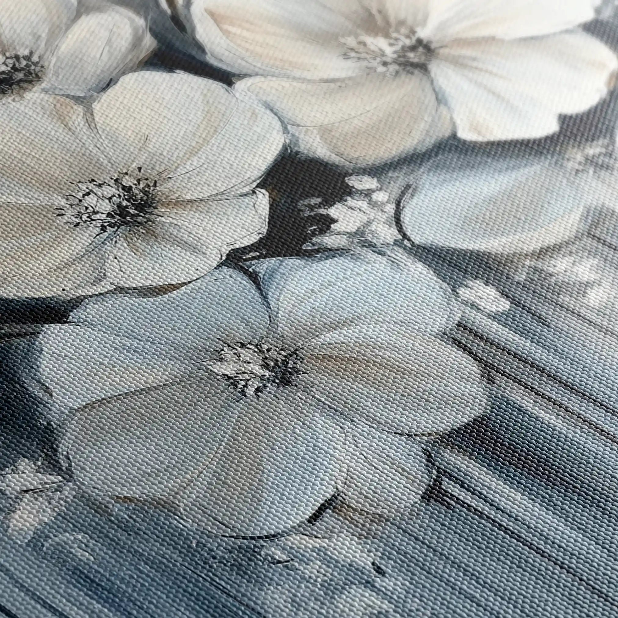 Floral Canvas Wall Art WAD820-F 90 x 60 cm / Stretched on hidden frame