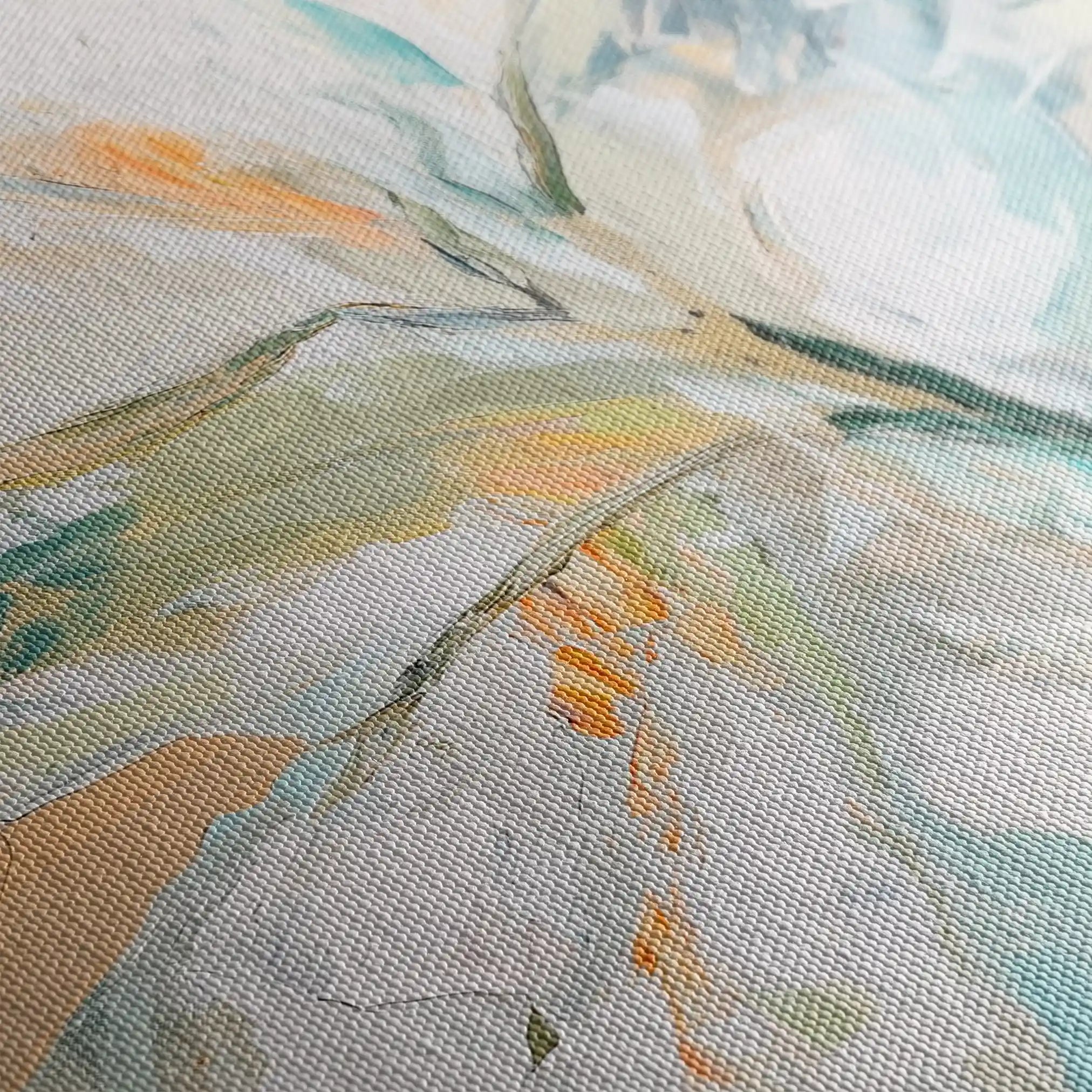 Floral Canvas Wall Art WAD821-F 90 x 60 cm / Stretched on hidden frame