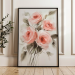 Floral Canvas Wall Art WAD822-F 90 x 60 cm / Stretched on hidden frame