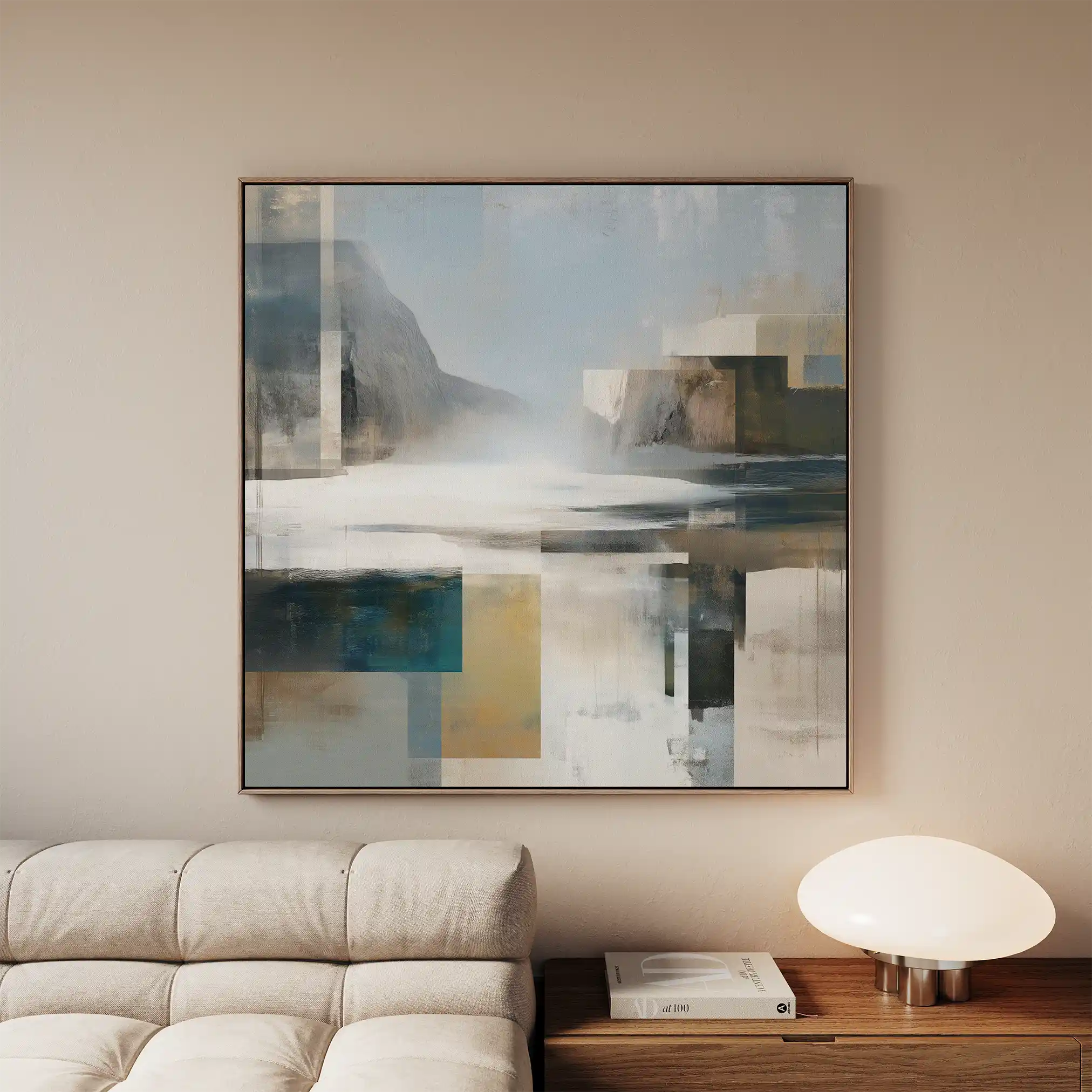 Abstract 823 Canvas Art 60 x 60 cm / Stretched on hidden frame