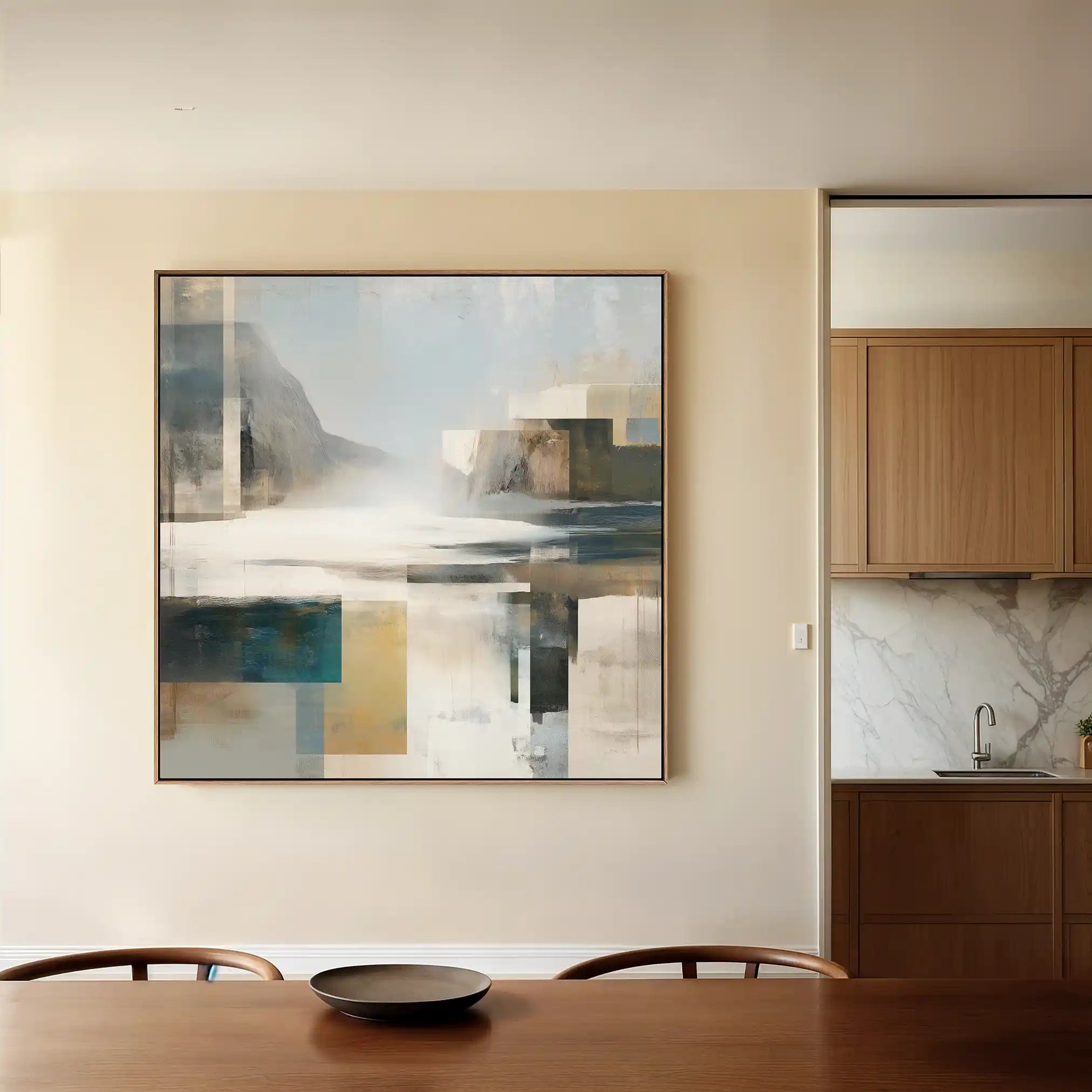 Abstract 823 Canvas Art 60 x 60 cm / Stretched on hidden frame