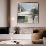 Abstract 823 Canvas Art 60 x 60 cm / Stretched on hidden frame