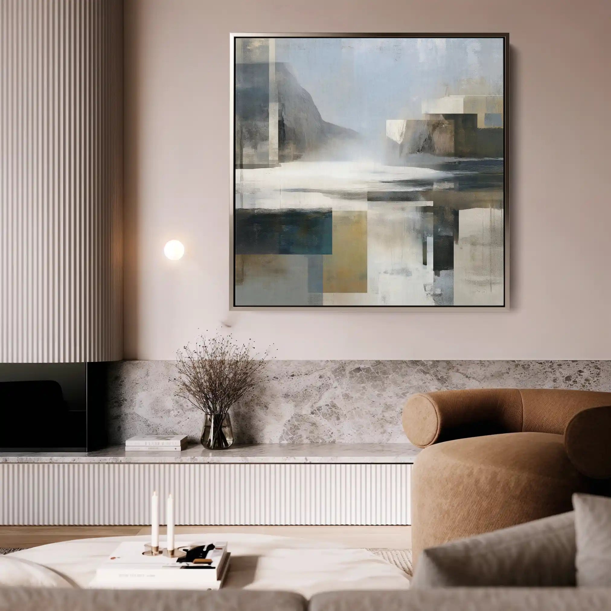 Abstract 823 Canvas Art 60 x 60 cm / Stretched on hidden frame