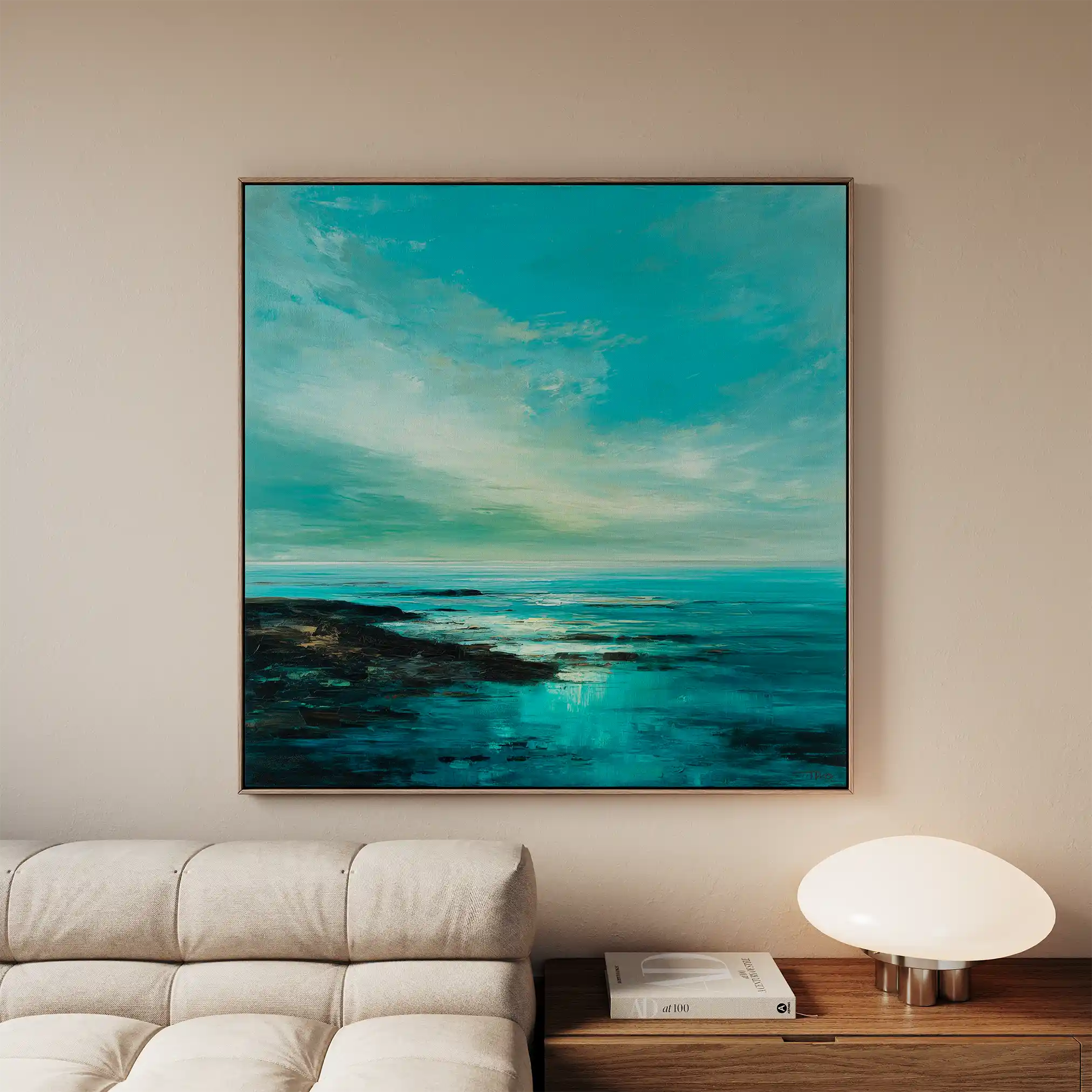 Abstract 824 Canvas Art 60 x 60 cm / Stretched on hidden frame