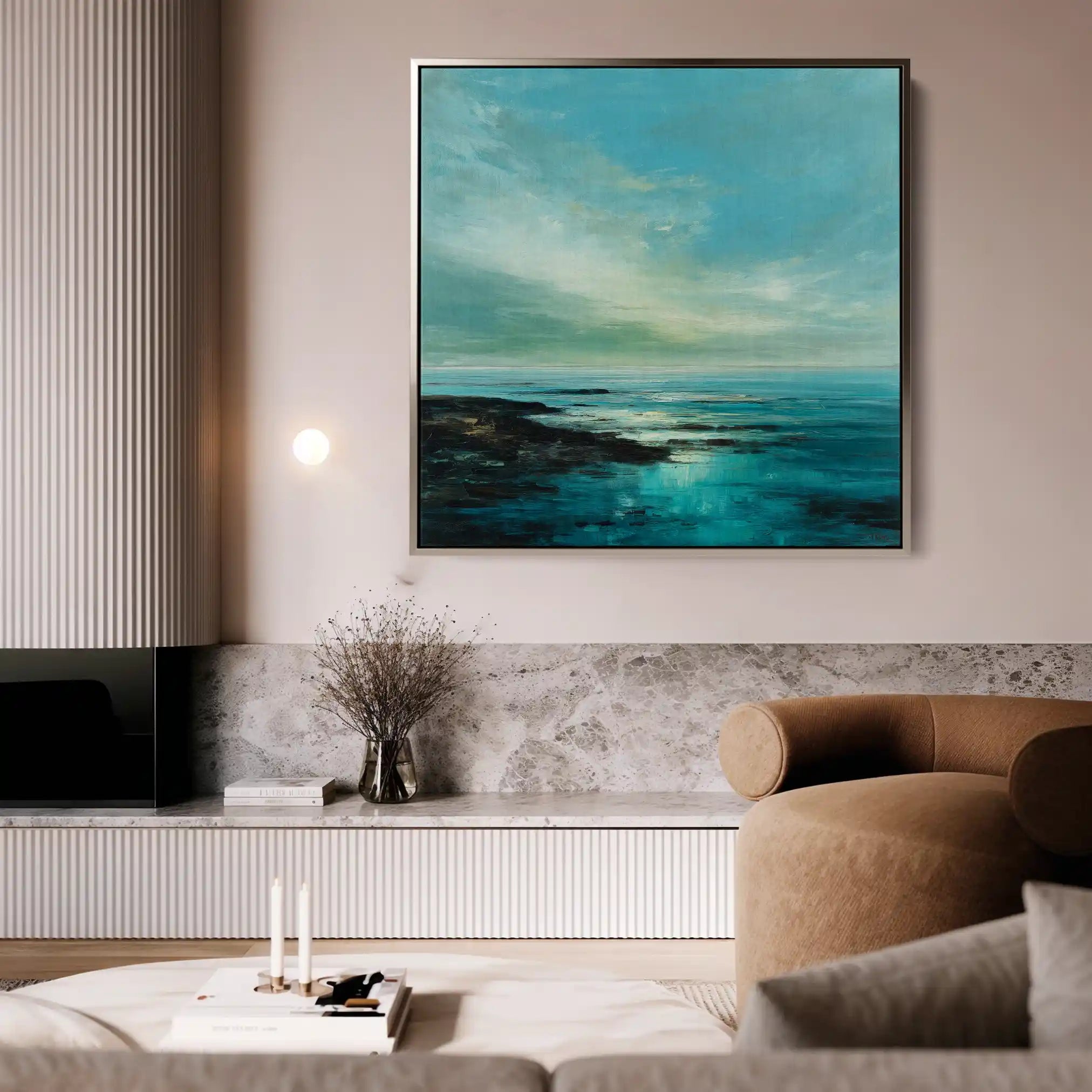 Abstract 824 Canvas Art 60 x 60 cm / Stretched on hidden frame