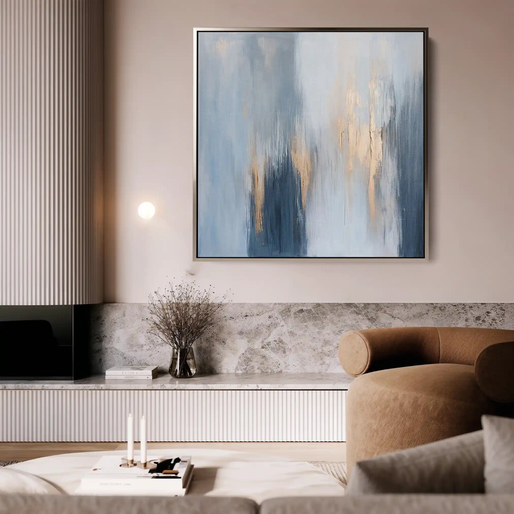 Abstract 827 Canvas Art 60 x 60 cm / Stretched on hidden frame