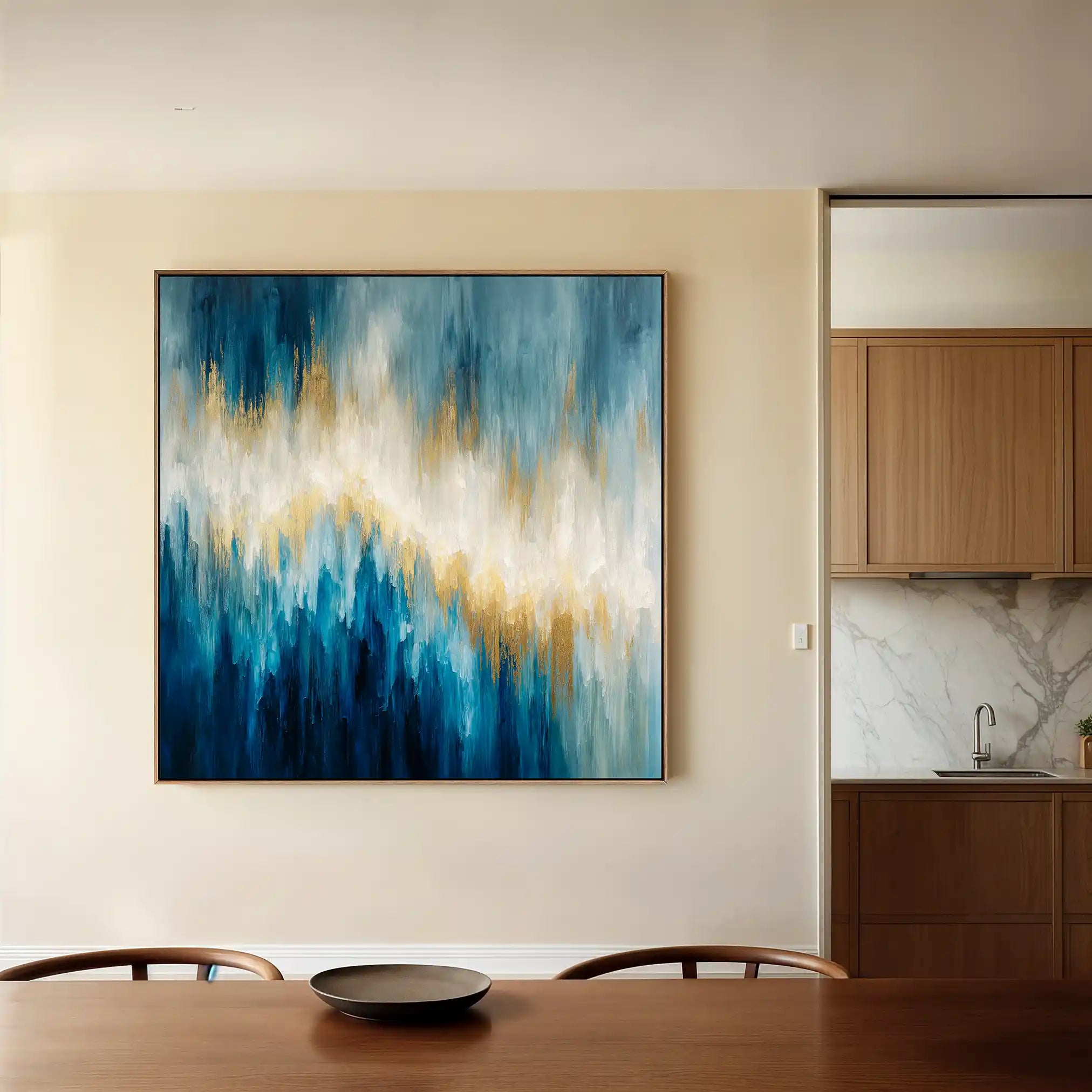 Abstract 831 Canvas Art 60 x 60 cm / Stretched on hidden frame