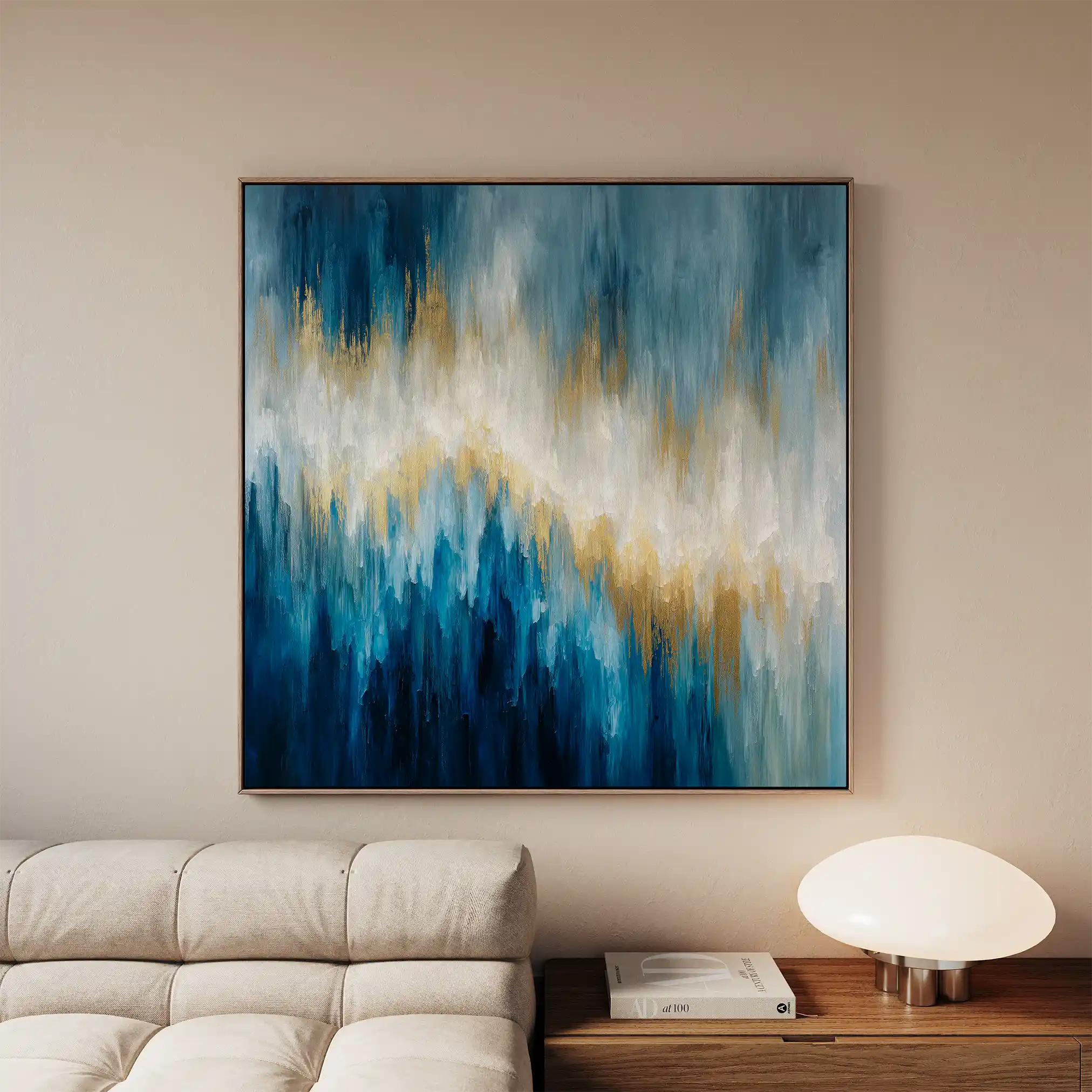 Abstract 831 Canvas Art 60 x 60 cm / Stretched on hidden frame