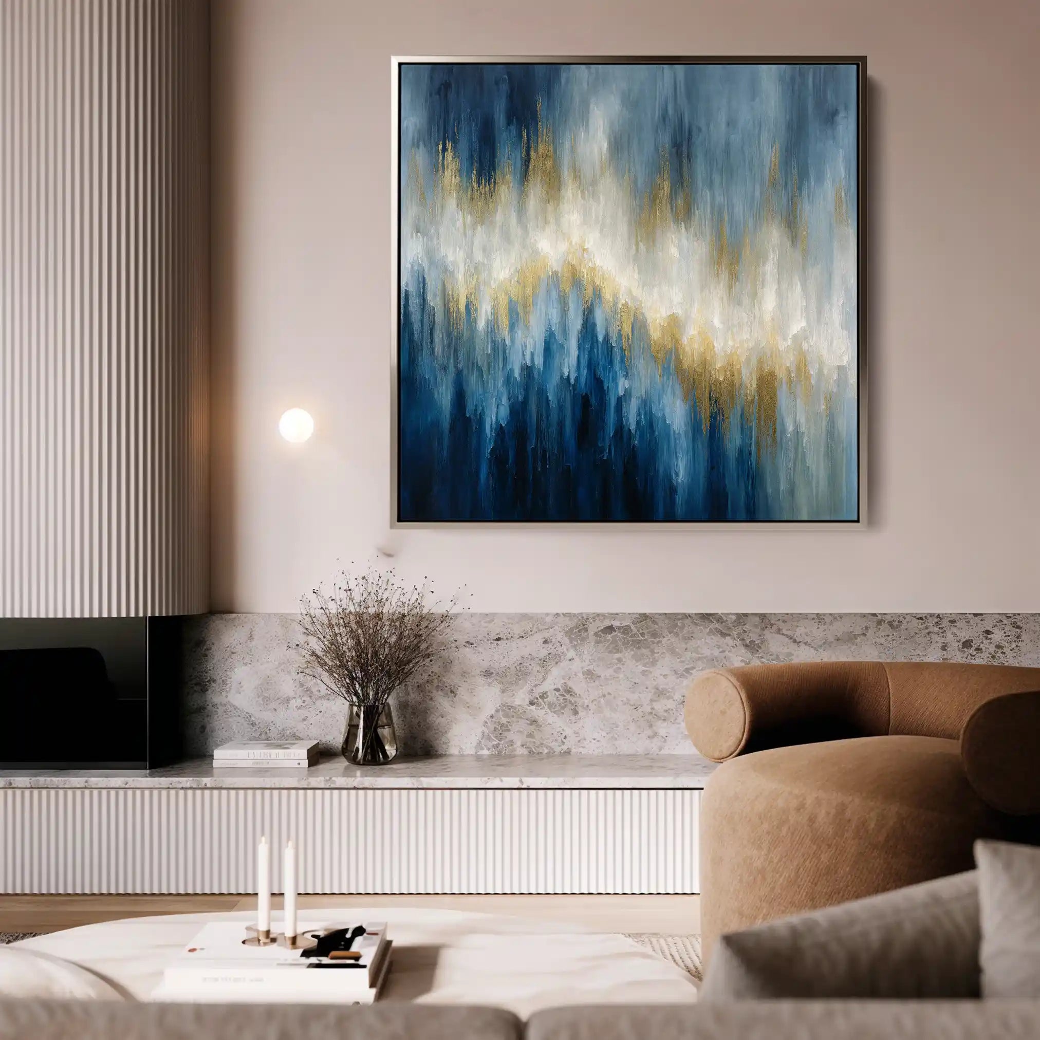 Abstract 831 Canvas Art 60 x 60 cm / Stretched on hidden frame