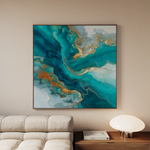 Abstract 832 Canvas Art 60 x 60 cm / Stretched on hidden frame