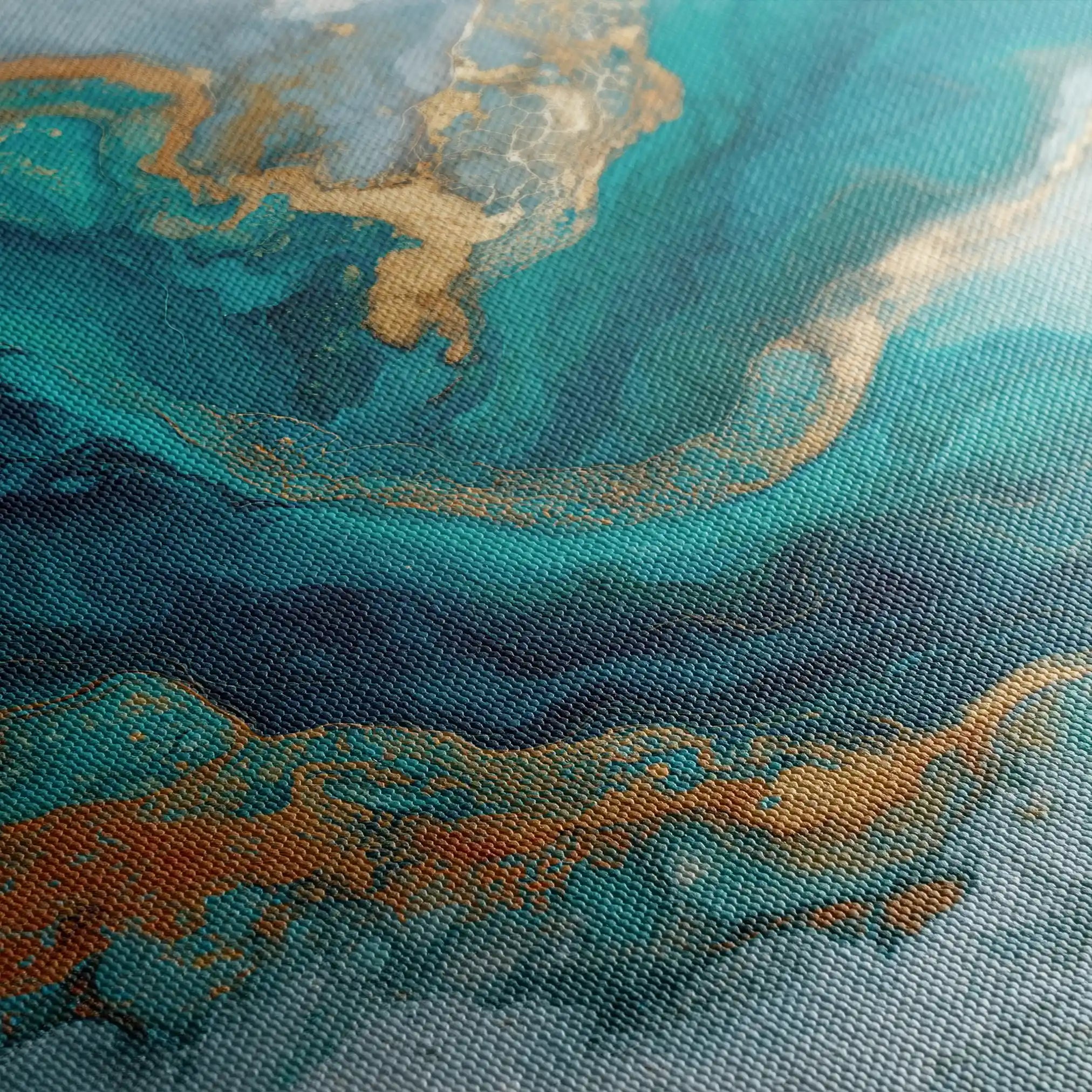 Abstract 832 Canvas Art 60 x 60 cm / Stretched on hidden frame