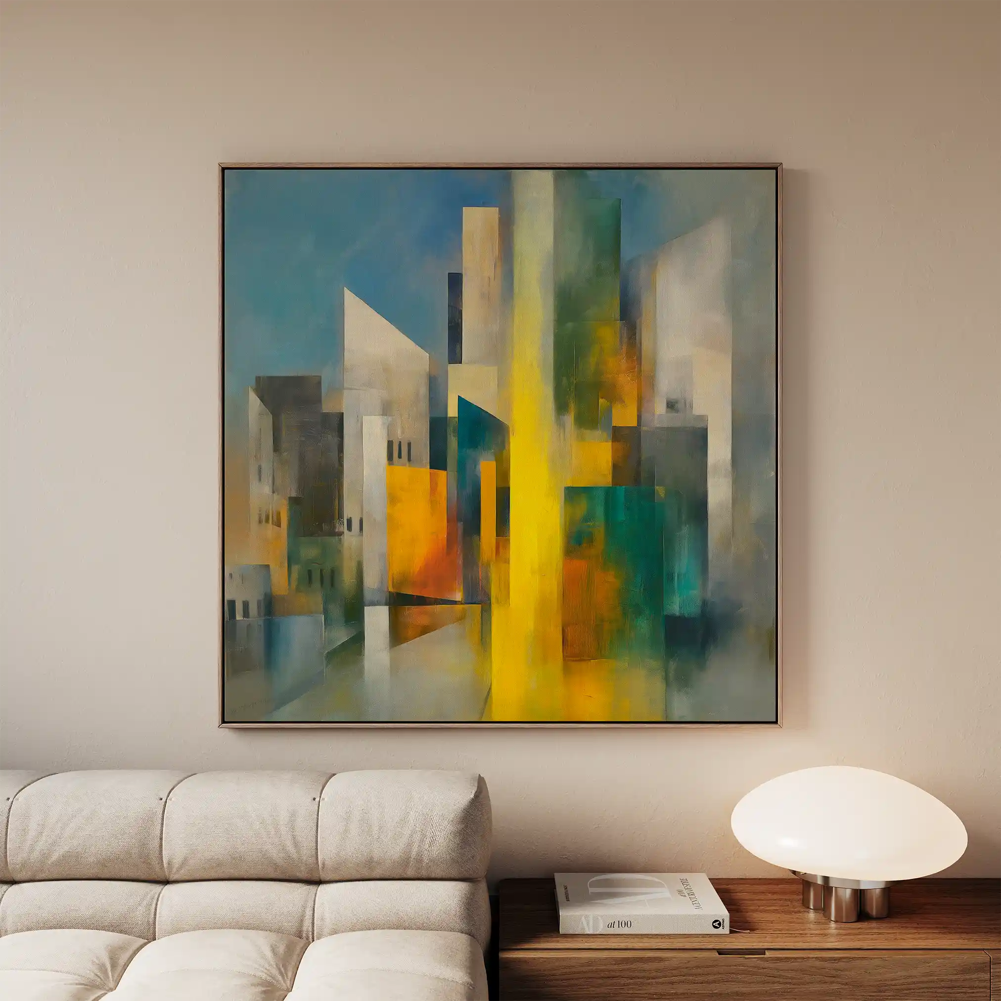 Abstract 833 Canvas Art 60 x 60 cm / Stretched on hidden frame