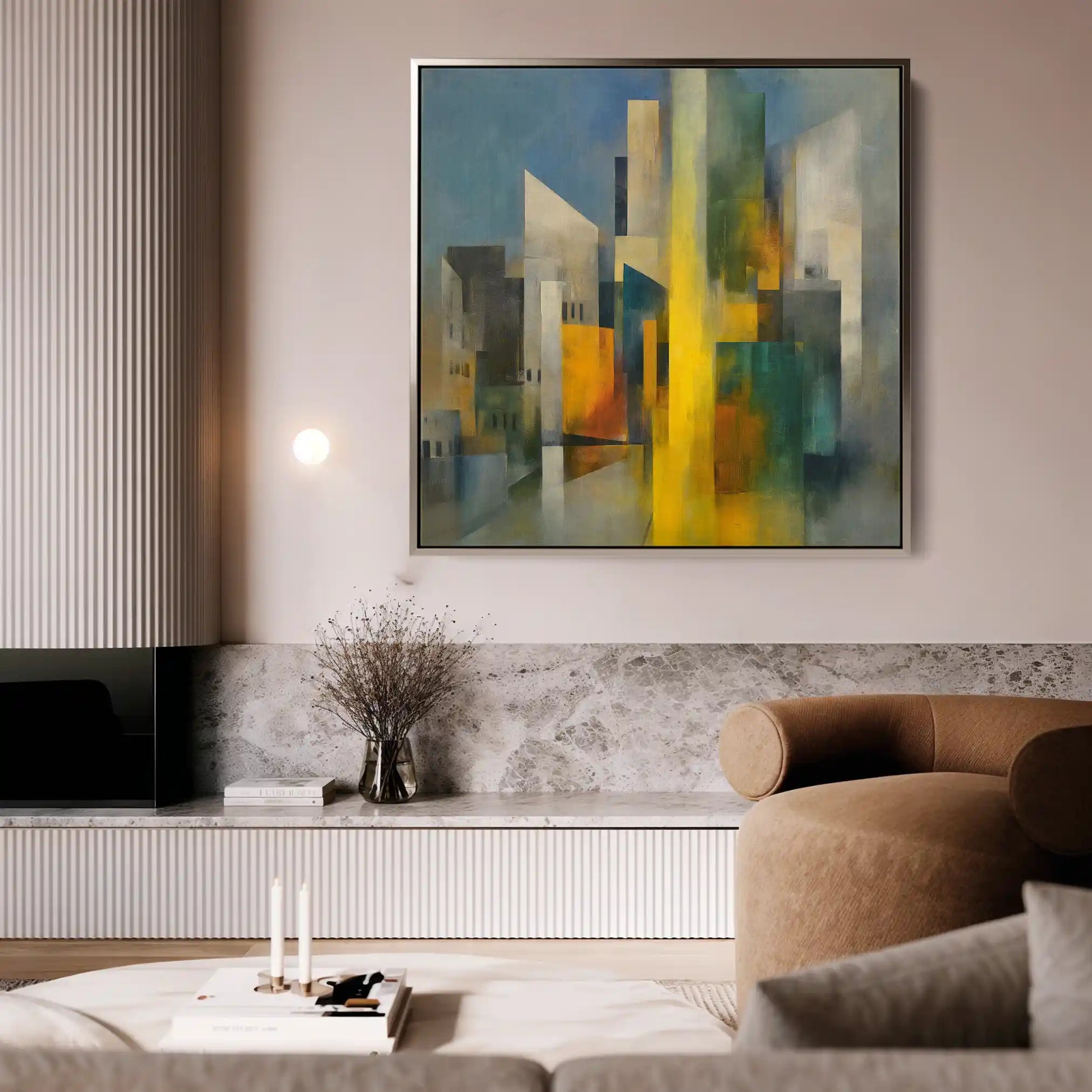 Abstract 833 Canvas Art 60 x 60 cm / Stretched on hidden frame