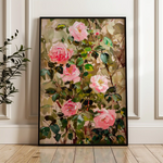 Floral Canvas Wall Art WAD840-F 90 x 60 cm / Stretched on hidden frame
