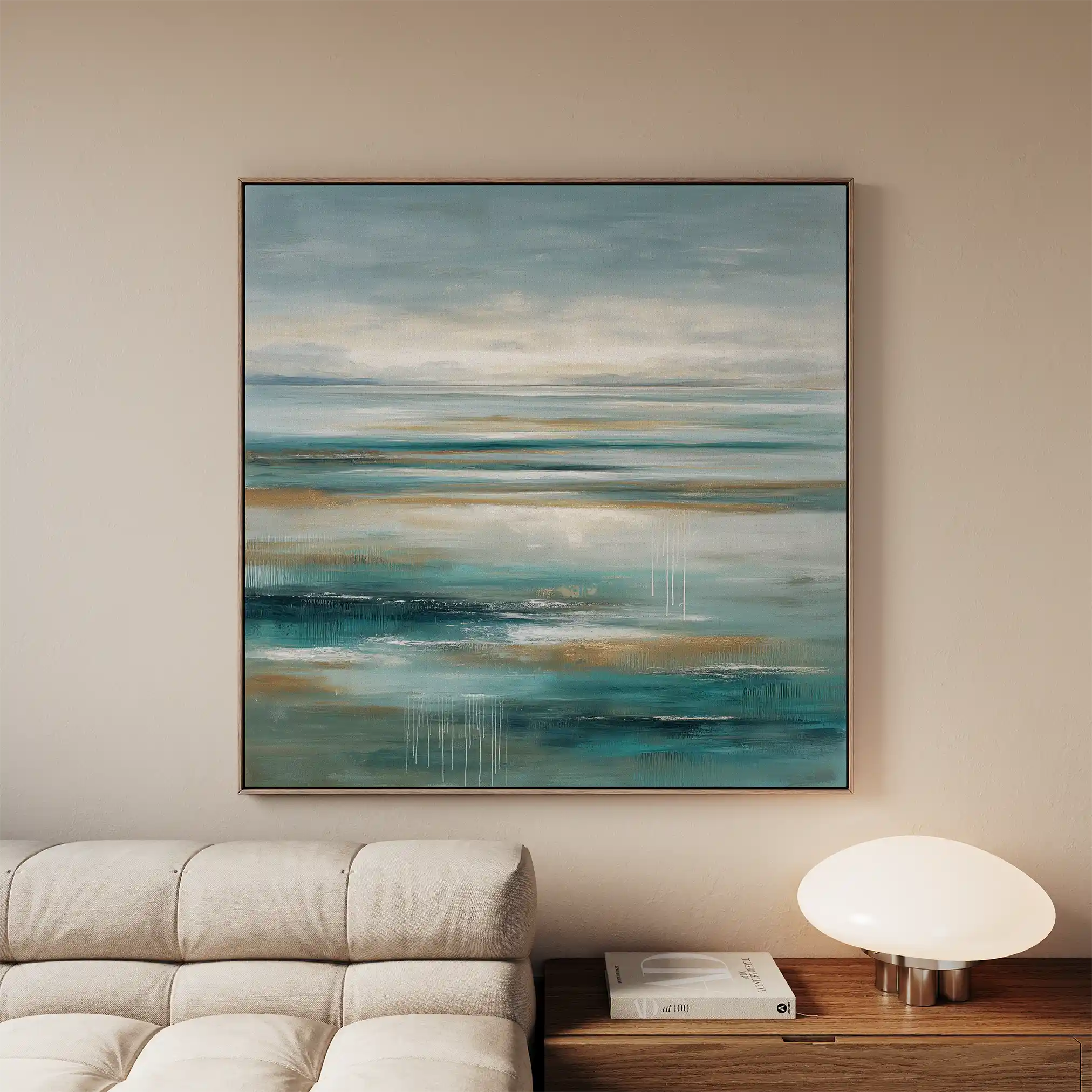 Abstract 841 Canvas Art 60 x 60 cm / Stretched on hidden frame