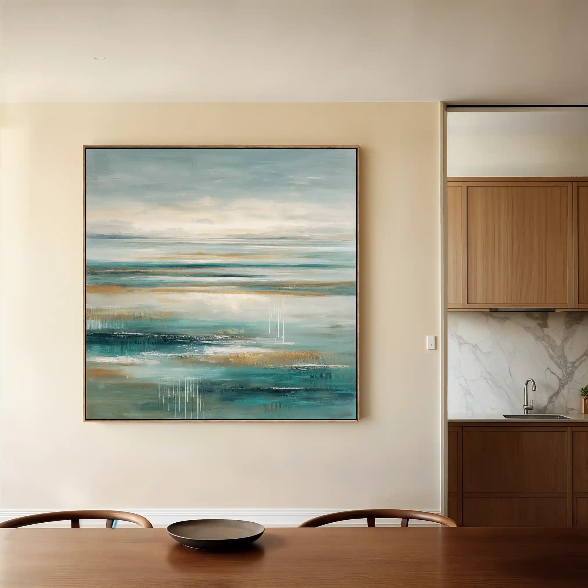 Abstract 841 Canvas Art 60 x 60 cm / Stretched on hidden frame