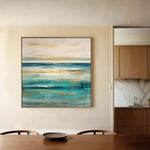 Abstract 842 Canvas Art 60 x 60 cm / Stretched on hidden frame