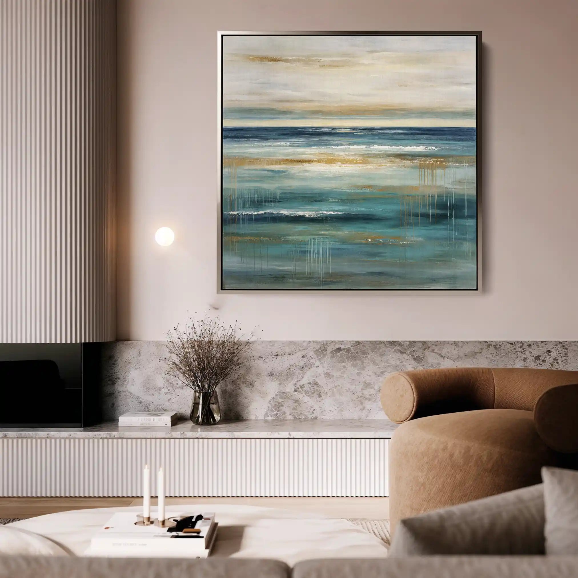Abstract 842 Canvas Art 60 x 60 cm / Stretched on hidden frame