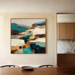 Abstract 843 Canvas Art 60 x 60 cm / Stretched on hidden frame