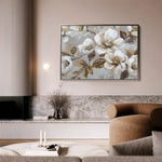 Floral Canvas Wall Art WAD843-F 90 x 60 cm / Stretched on hidden frame