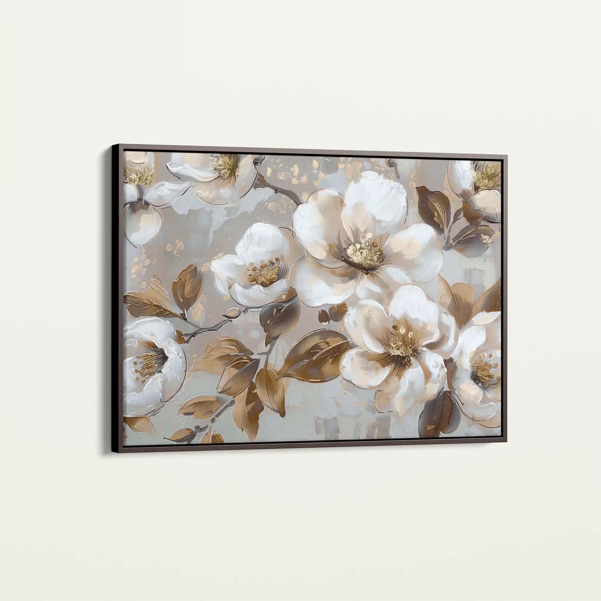 Floral Canvas Wall Art WAD843-F 90 x 60 cm / Stretched on hidden frame