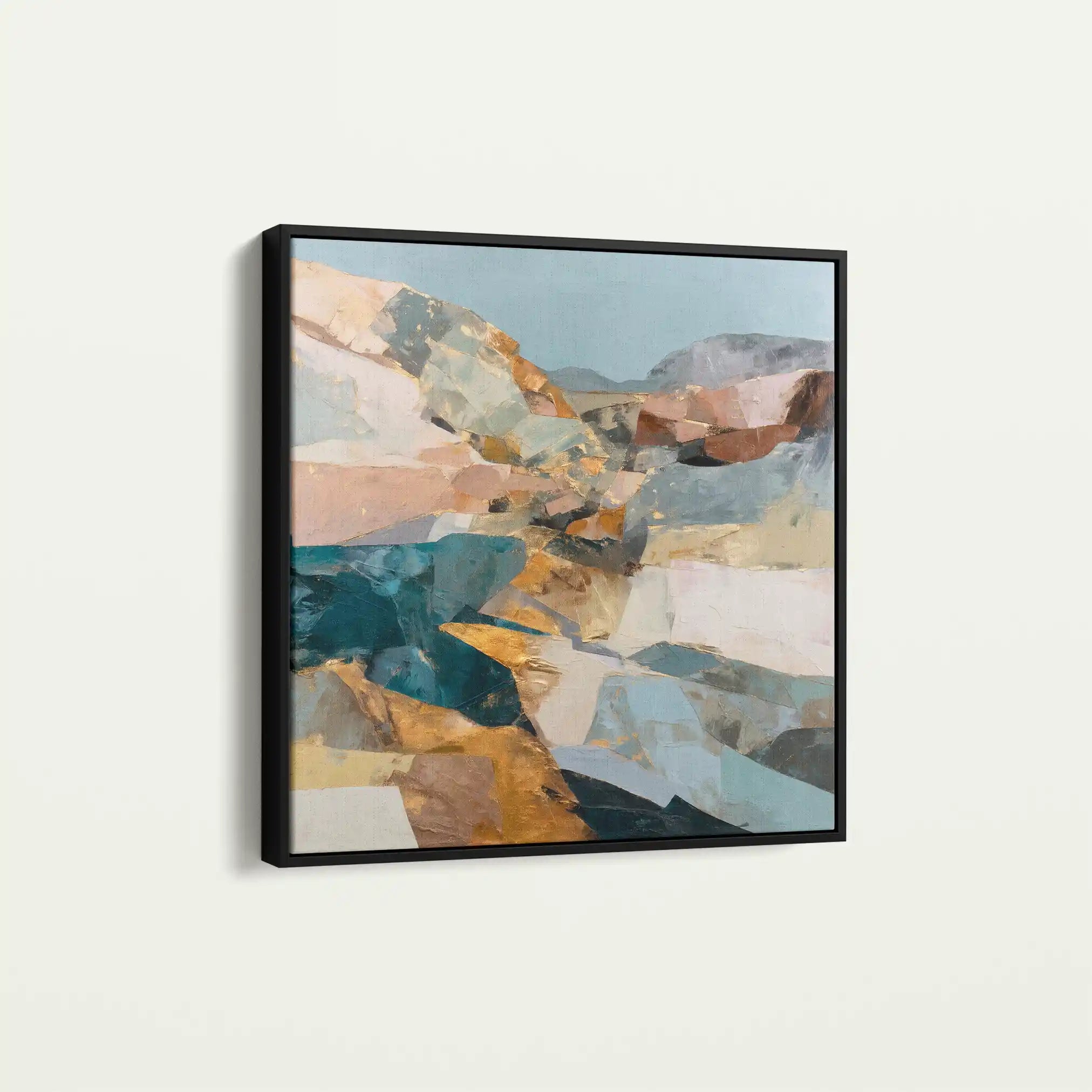 Abstract 844 Canvas Art 60 x 60 cm / Stretched on hidden frame