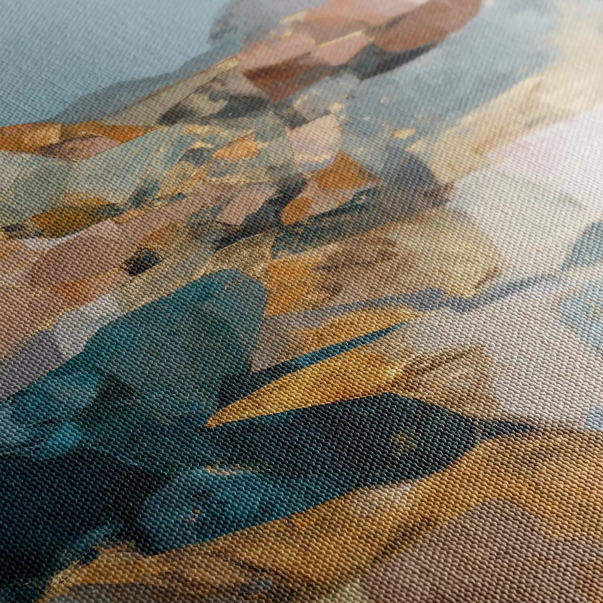 Abstract 844 Canvas Art 60 x 60 cm / Stretched on hidden frame