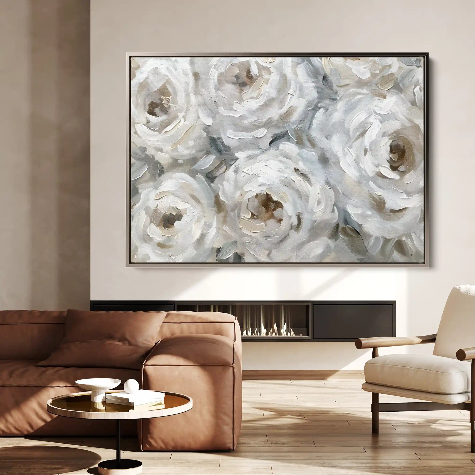 Floral Canvas Wall Art WAD844-F 90 x 60 cm / Stretched on hidden frame