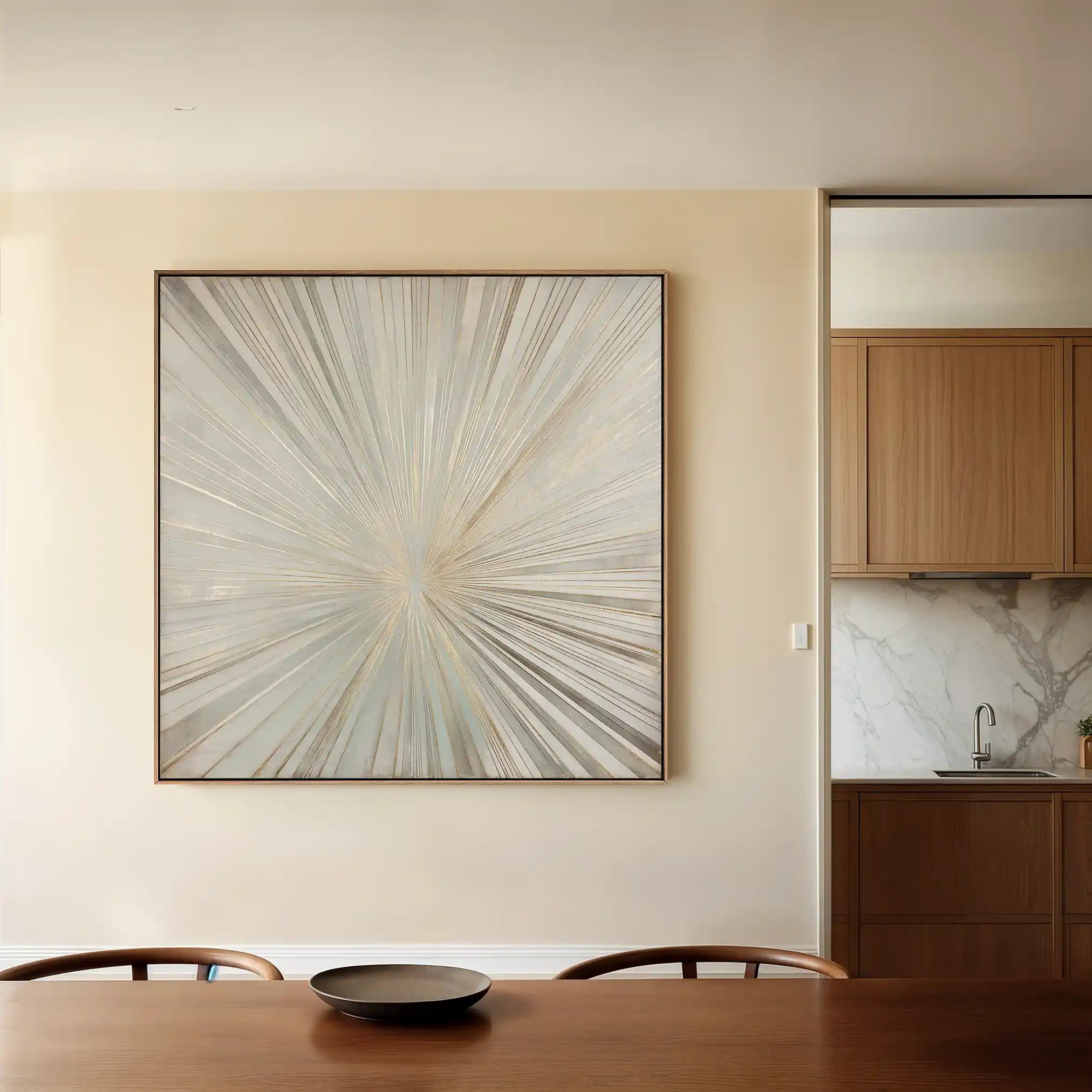 Abstract 845 Canvas Art 60 x 60 cm / Stretched on hidden frame