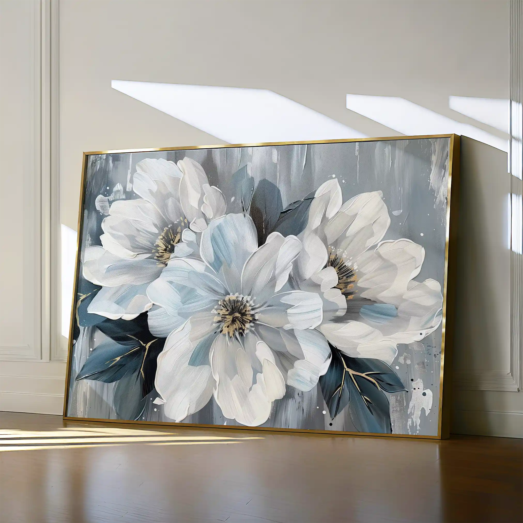 Floral Canvas Wall Art WAD846-F 90 x 60 cm / Stretched on hidden frame