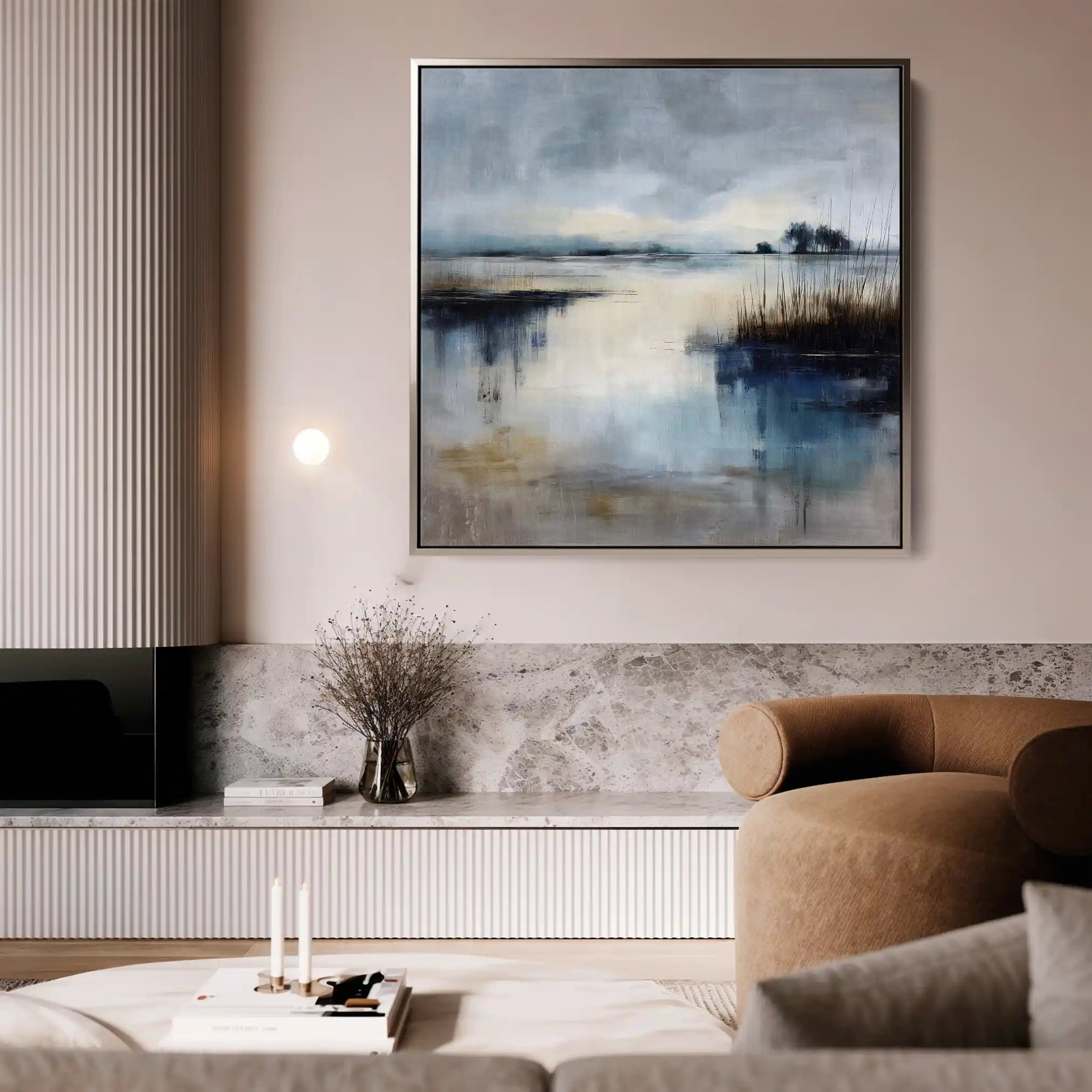 Abstract 847 Canvas Art 60 x 60 cm / Stretched on hidden frame