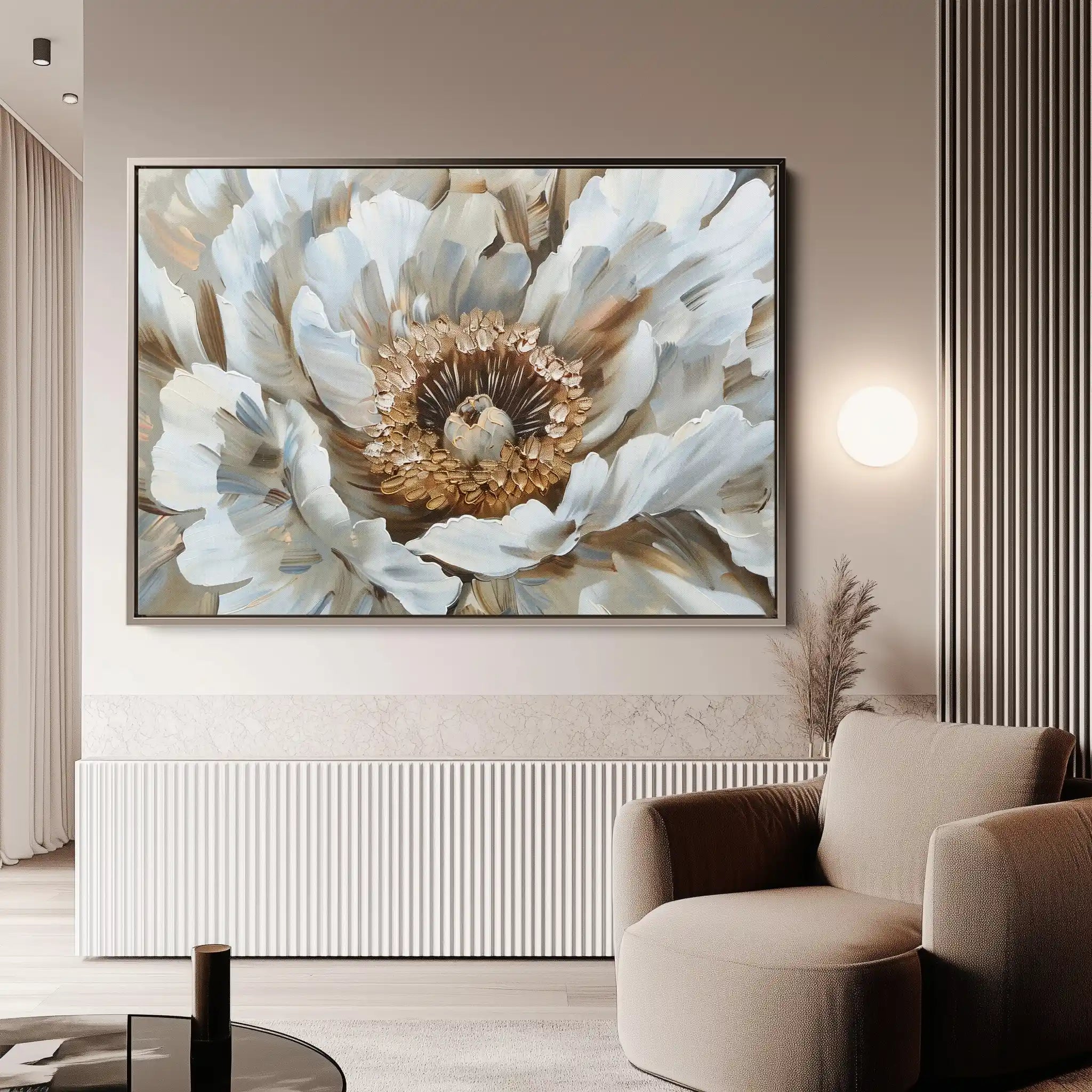 Floral Canvas Wall Art WAD847-F 90 x 60 cm / Stretched on hidden frame