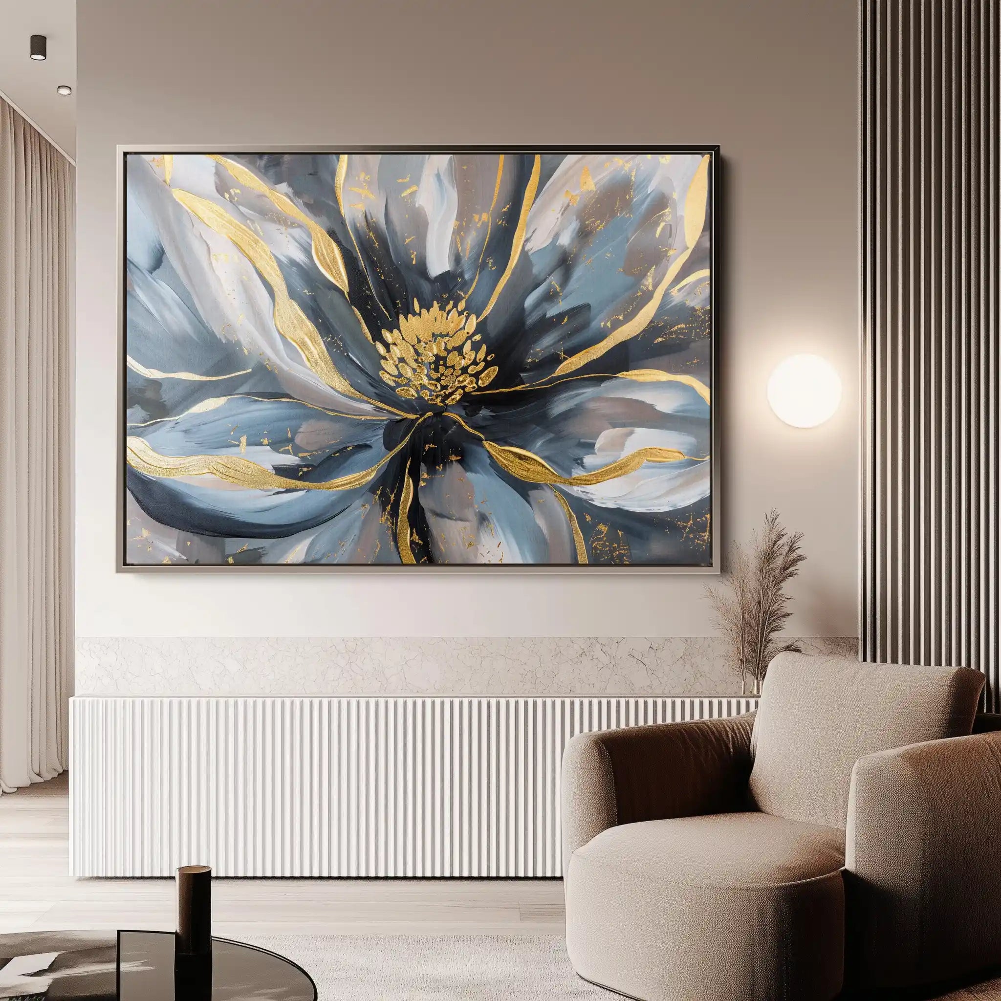 Floral Canvas Wall Art WAD850-F 90 x 60 cm / Stretched on hidden frame