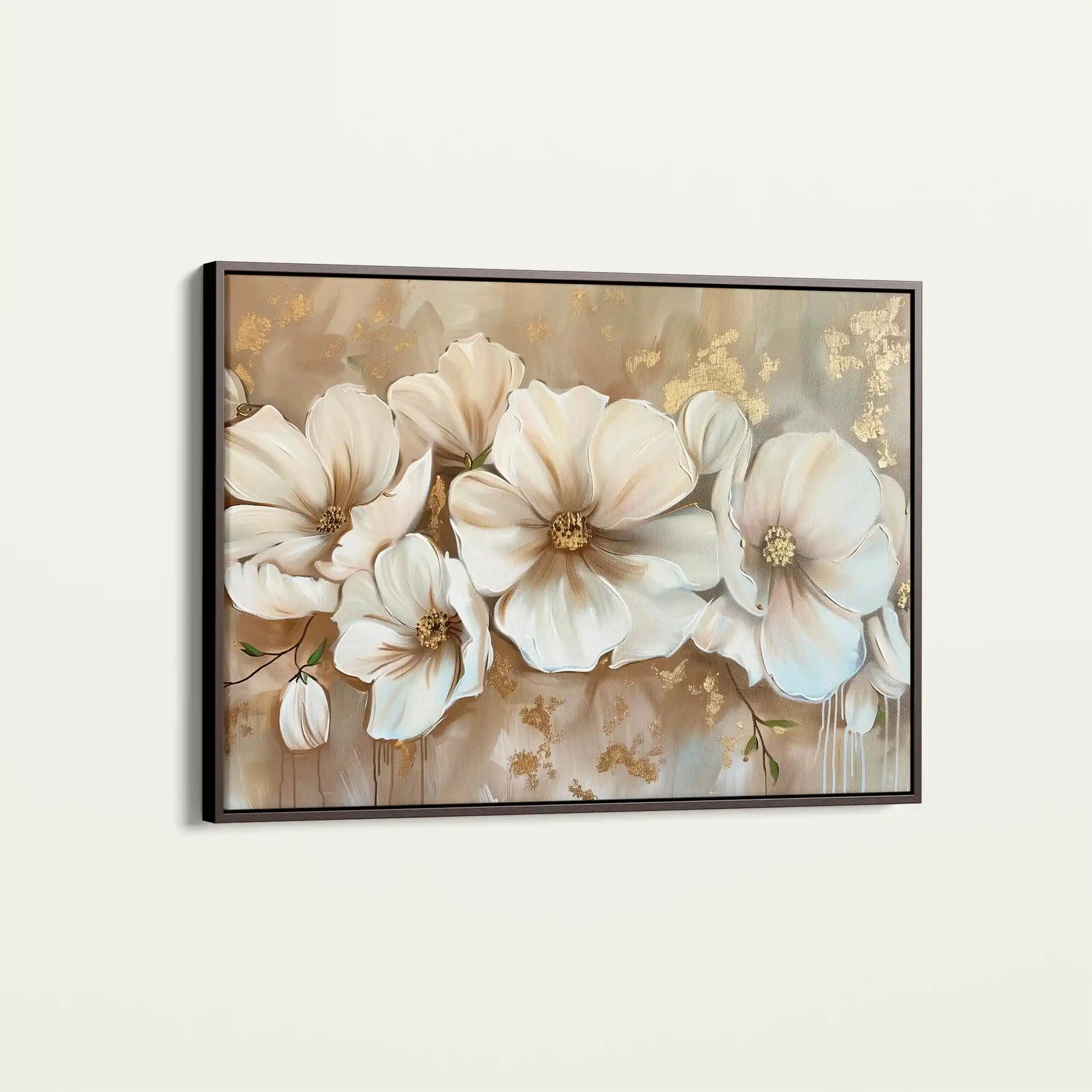 Floral Canvas Wall Art WAD853-F 90 x 60 cm / Stretched on hidden frame
