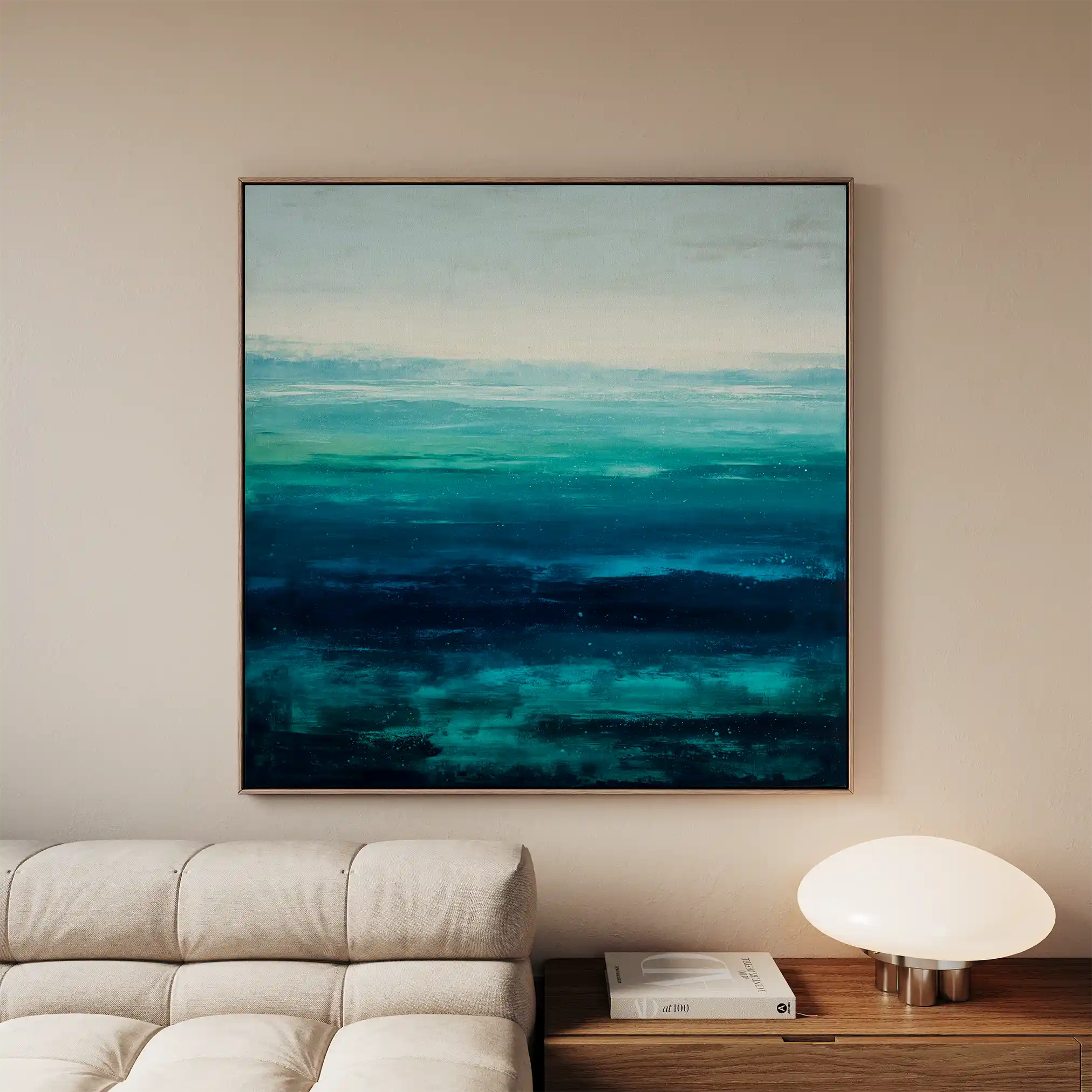 Abstract 854 Canvas Art 60 x 60 cm / Stretched on hidden frame