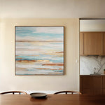 Abstract 858 Canvas Art 60 x 60 cm / Stretched on hidden frame