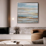 Abstract 858 Canvas Art 60 x 60 cm / Stretched on hidden frame