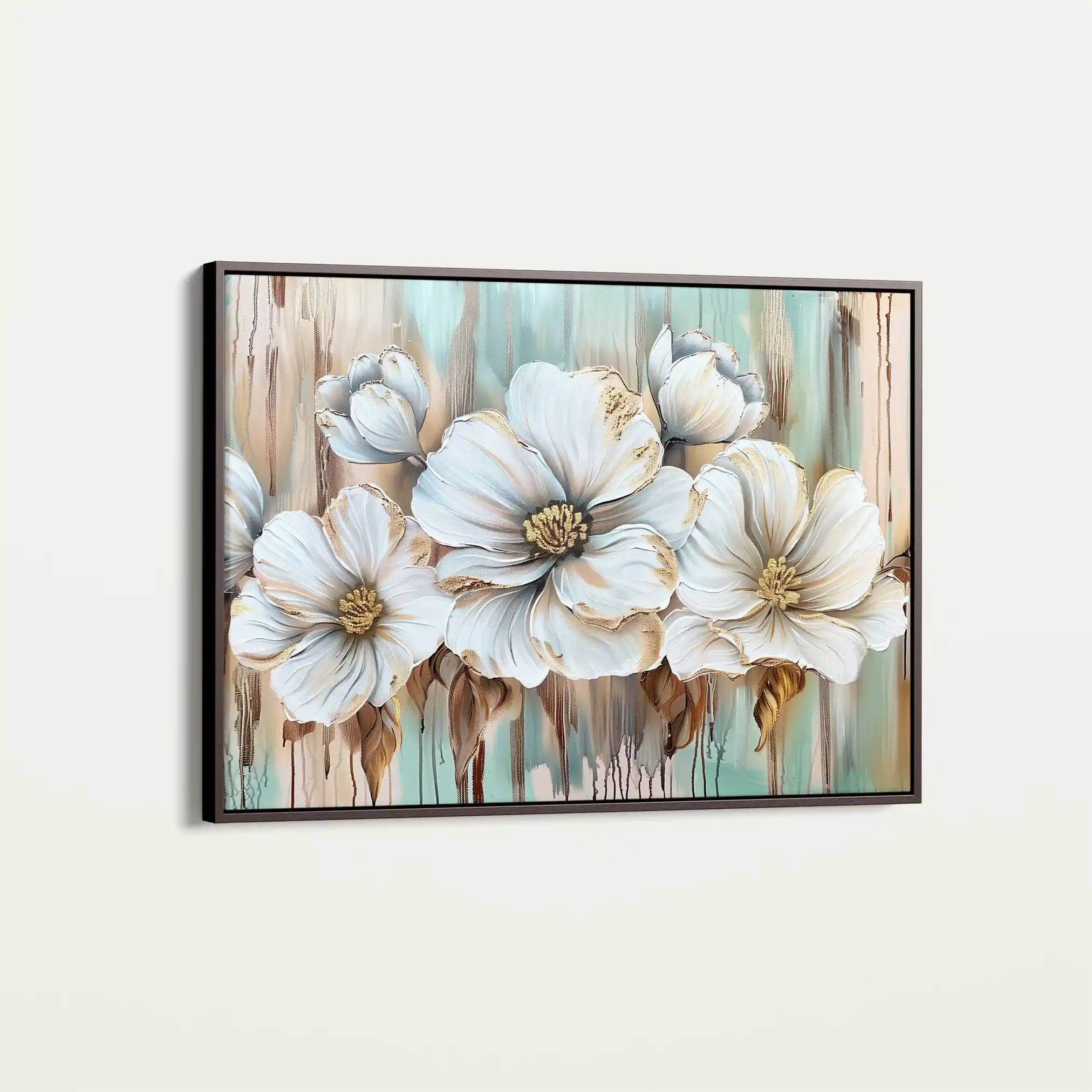 Floral Canvas Wall Art WAD858-F 90 x 60 cm / Stretched on hidden frame