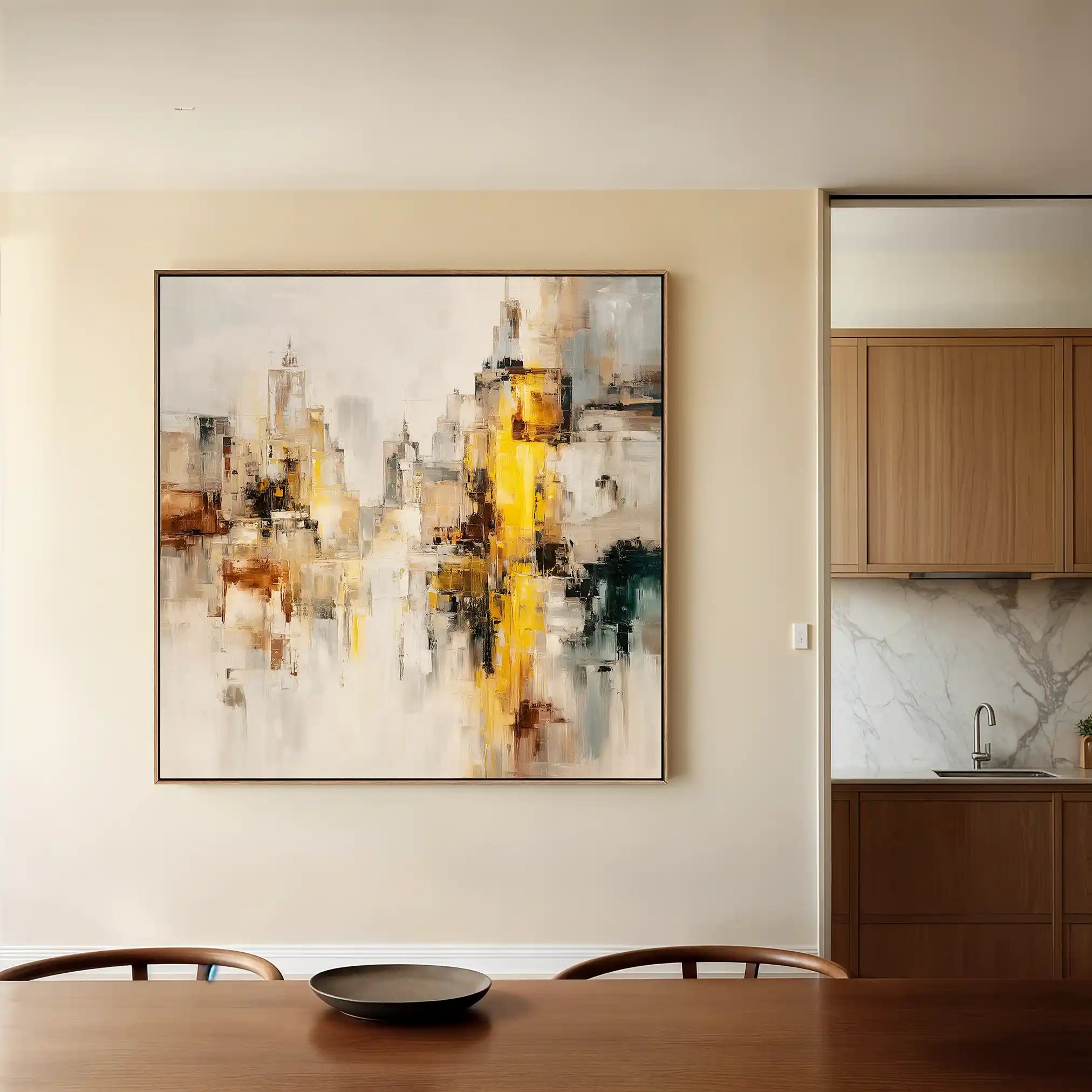 Abstract 860 Canvas Art 60 x 60 cm / Stretched on hidden frame