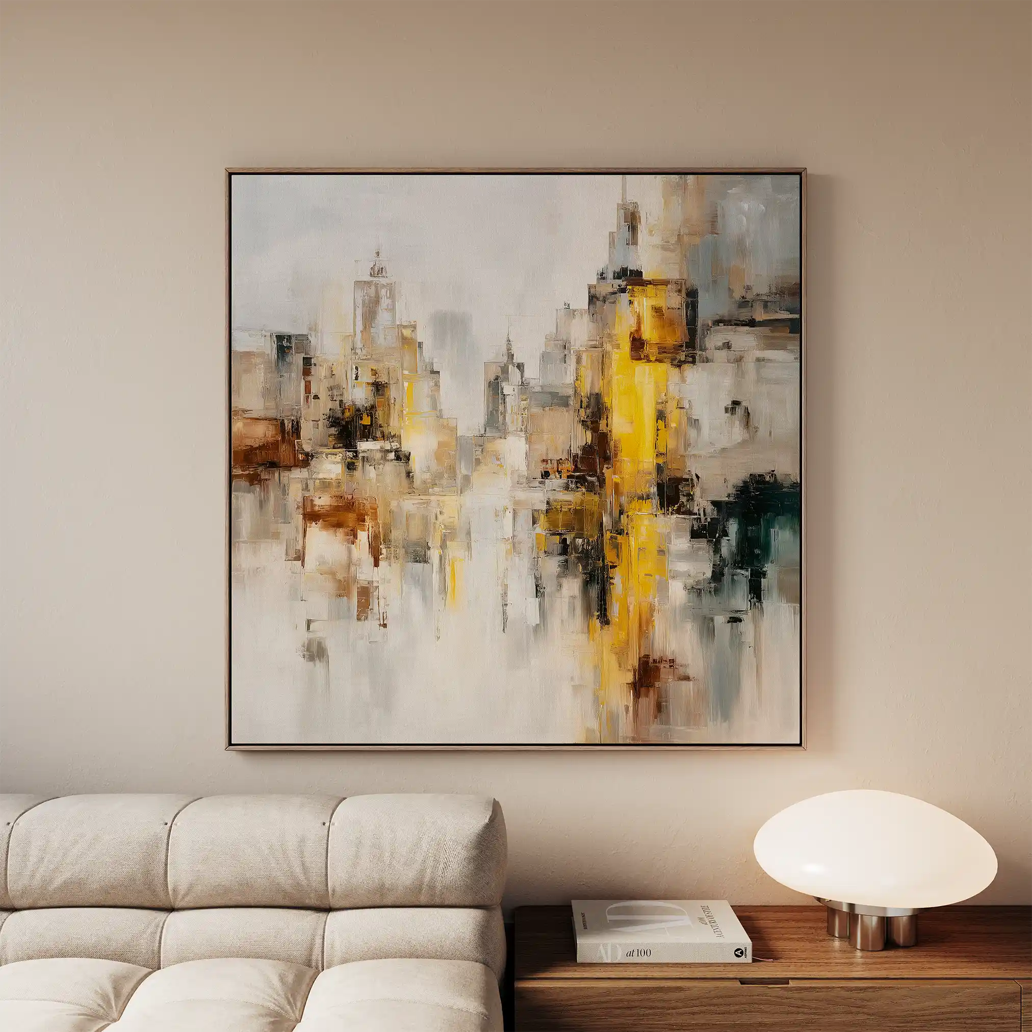 Abstract 860 Canvas Art 60 x 60 cm / Stretched on hidden frame